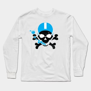 Swim Skull Long Sleeve T-Shirt